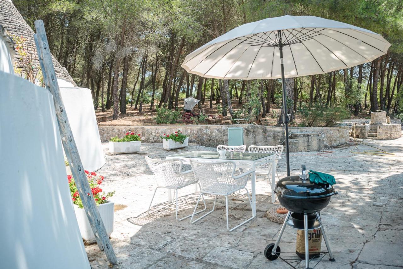 19 Secolo - Trulli Con Foresta, Bici E Barbecue Cisternino Exteriér fotografie